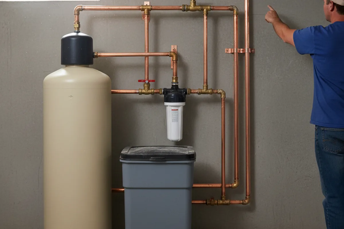Whole-house water treatment system installed in Andrews